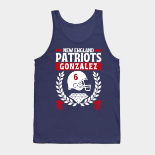 New England Patriots Gonzalez 6 Edition 2 Tank Top